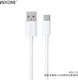 WK Wdc-22 USB-A to Lightning Cable Λευκό 1m