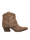 Wildleder Stiefeletten Damen Khaki