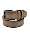 Herren Gürtel Leder Camel