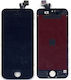 Screen Grade A with Touch Mechanism for iPhone 5 (Black)