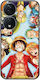 One Piece Honor X7b Schwarzes TPU Schwarzes Silikon