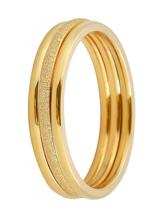 Akzent Ring made of Steel Gold Plated