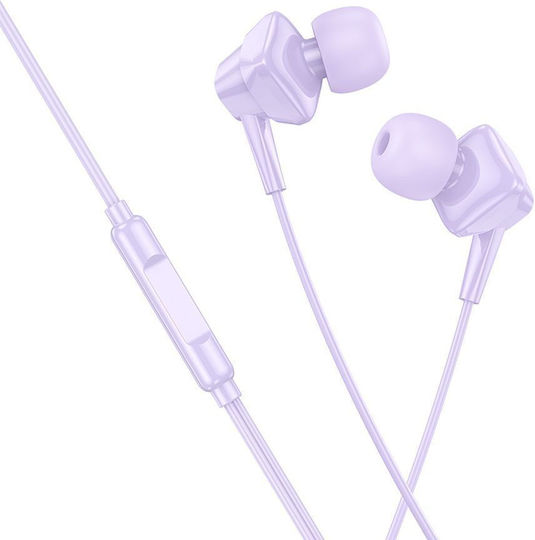 Hoco M113 In-ear Handsfree Headphones with Connector Lightning Purple