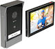Ezviz Smart Video Intercom Kit 2k Resolution 7 Inch Tft Monitor 2-wire Installation Rfid Gate Door Controls Sd Card Wi-fi