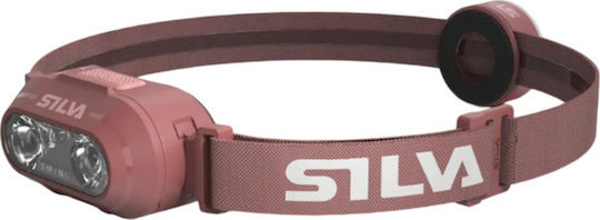 Silva Rechargeable Headlamp LED IPX5 with Maximum Brightness 250lm Pink