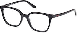 Guess Damen Acetat Brillengestell Schwarz GU501...