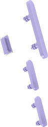 Clappio Power Volume Mute Button Iphone 12 12 Pro Purple