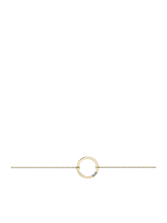Ekan Damen Armband aus Gold 14K mit Diamant