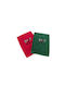 Dimcol Christmas Set of 2 Towels 40x60 Christmas Socks Red-Green 100% Cotton