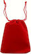 Panora Fabric Christmas Pouch for Gift Red 9x12cm.