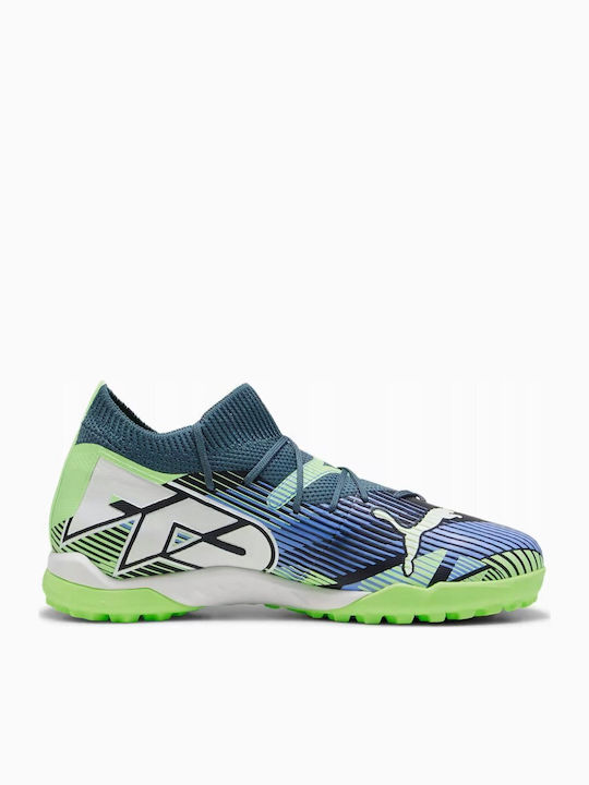 Ultra 7 Match Tt+ Mid Jr TT Kinder Fußballschuhe und Stollenschuhe mit Rasen Grau