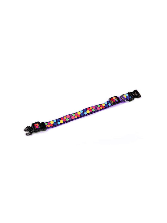 Petler Περιλαίμιο Σκύλου Μωβ Πουά Large 2.5/40-70cm