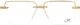 Cazal Men's Metal Prescription Eyeglass Frame in Gold Titanium 742 097