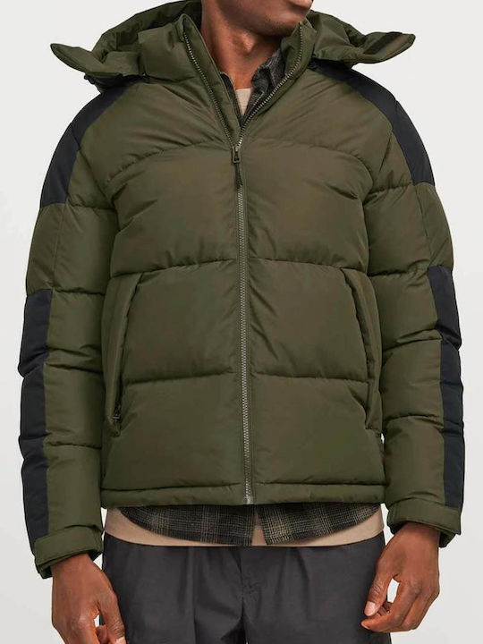 Jack & Jones Jachetă Puffer Noaptea pădurii