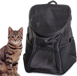 Rucsac Transportor pentru Animale de Companie Petbackpack Negru Ventilație Completă 30x25x33cm Înălțime Rucsac Transportor pentru Animale de Companie Petbackpack Negru Ventilație Completă 30x25x33cm Înălțime