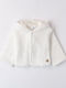 Kids' Coat with Hood Off White