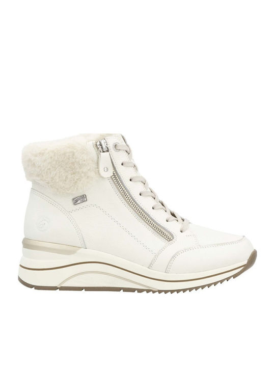 Women's Ankle Boots Platform White
