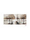 Πίνακας Καμβά 120x60x3cm Λουλούδια Δέντρα Forhome 907799 Home