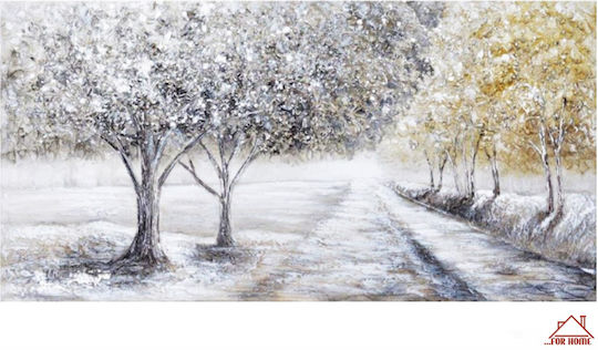 Πίνακας Καμβά 120x60x3cm Λουλούδια Δέντρα Forhome 907798 Home