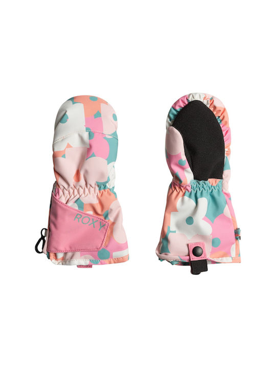 Roxy Snows Up Mittens Παιδικά Γάντια Σκι & Snowboard Πολύχρωμα