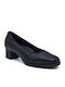 Leder Pumps Schwarz