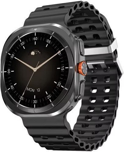 NO.1 Watch Ultra 35mm with Heart Rate Monitor (Black)