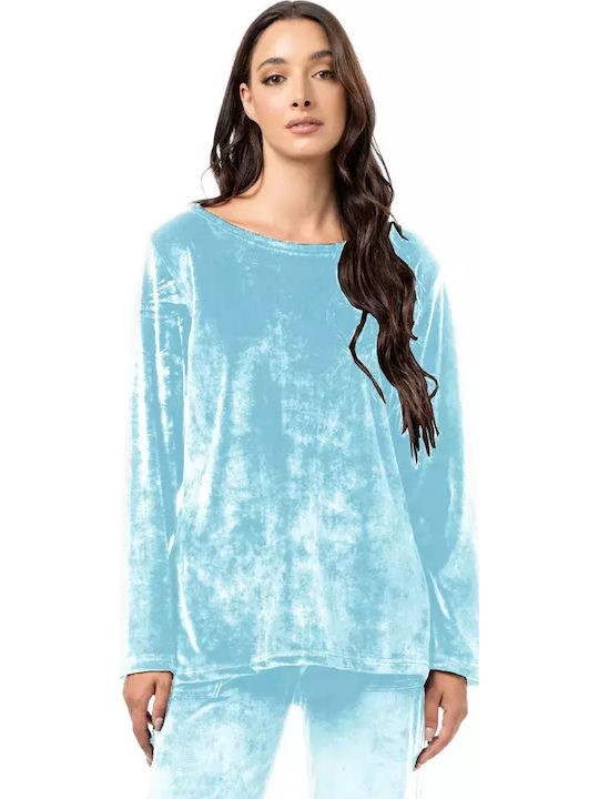 Bodymove Damen Tunika Hellblau