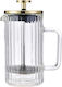 Klausberg Cafetieră cu Filtru Manual din Oțel Inoxidabil Auriu 350ml