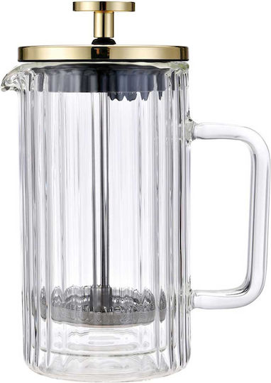 Klausberg Cafetieră cu Filtru Manual din Oțel Inoxidabil Auriu 350ml
