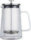 Klausberg Filterkaffeemaschine Handbetrieb Rostfreier Stahl Silber 1lt