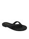 Leder Flache Sandalen für Damen in Schwarz Farbe