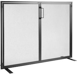 Vevor Μεταλλικό Προστατευτικό Τζακιού 99x78cm Γκρι