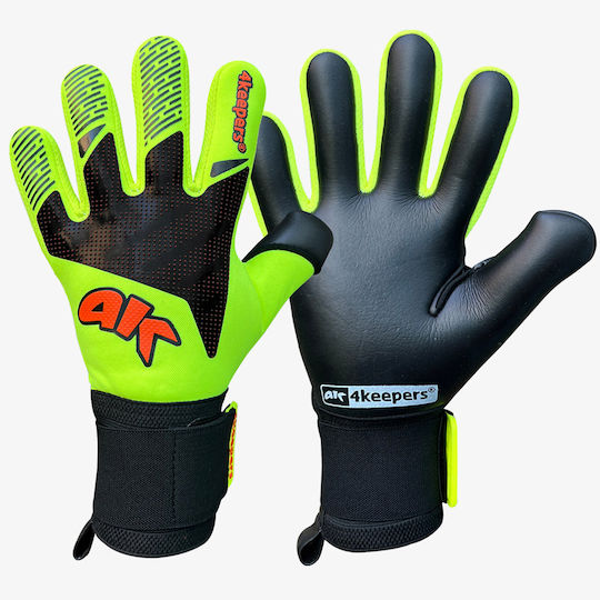 4Keepers Голмански ръкавици Детски Черен