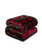 Ruhhy Single Fleece Blanket 160x200 cm White