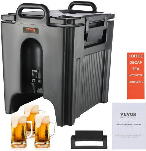 Vevor Thermal Beverage Dispenser 10 Gallons Ll9450up Hot & Cold Drinks Ylhlqqfx10jl0jhfav0