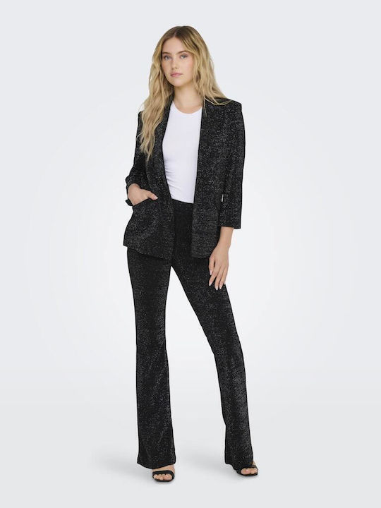 Only Long Women's Blazer Black