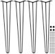 Set of 4 Black Table Legs Vevor 22" Weight 220lbs Carbon Steel Tzzt4pcs22yc3g001v0
