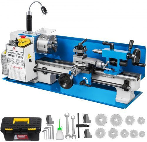 Vevor Mini-Drehmaschine JSMNCC7X14-550W01V2 mit Leistung 550 Watt