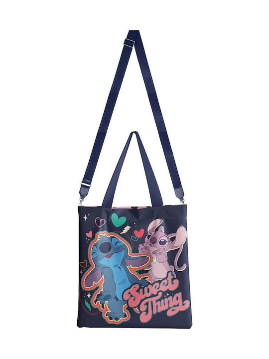 Angel Bags Τσάντα για Ψώνια σε Μαύρο χρώμα