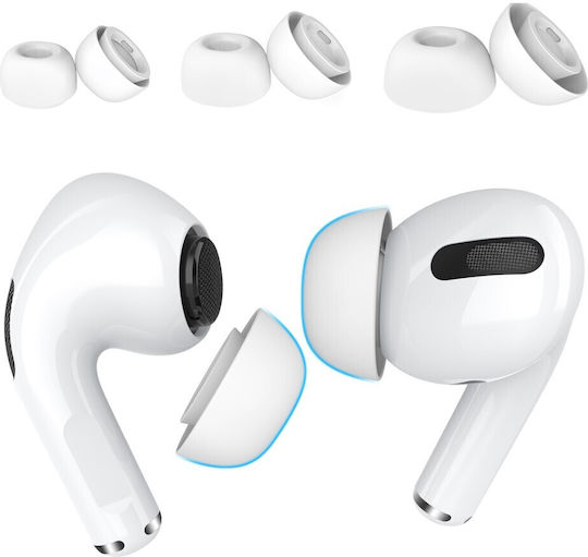 Καλύμματα Σιλικόνης σε Λευκό χρώμα για Apple AirPods Pro 2