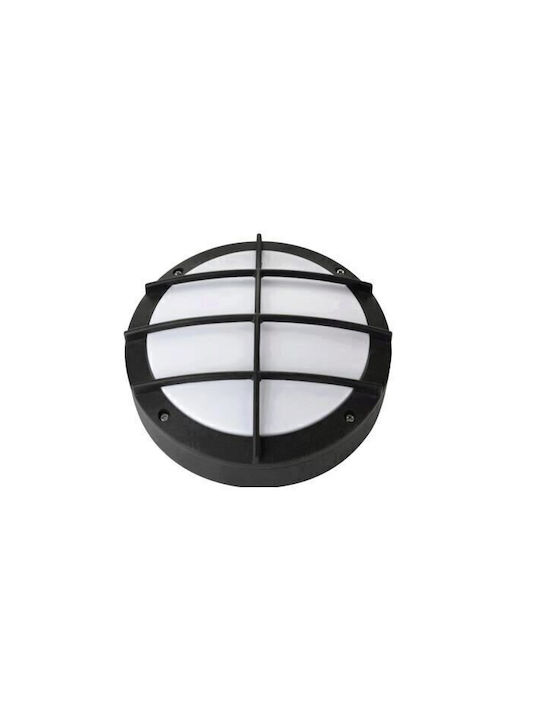 Horoz Electric Lumină de exterior montată pe perete LED 12W cu Alb Natural Lumină 22x7.5εκ.