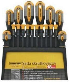 Set Profesional de Șurubelnițe Strend Pro Sk-2250191, 18 Bucăți cu Suport
