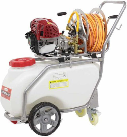 GeoTech Ψεκαστήρας Προπιέσεως Βενζινοκίνητος 1.5hp με Χωρητικότητα 50lt 25bar σε Γκρι χρώμα