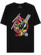 Difuzed Deadpool Dp Wolvie T-shirt Μαύρο Βαμβακερό