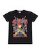 Heroes INC Deadpool Tricou Negru Bumbac