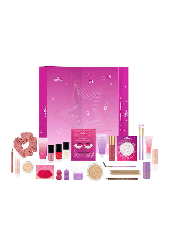 Essence Santa's Sweetest Surprises Set de machiaj Calendar Advent pentru Față, Ochi și Buze 24buc Essence Santa's Sweetest Surprises Set de machiaj Calendar Advent pentru Față, Ochi și Buze 24buc