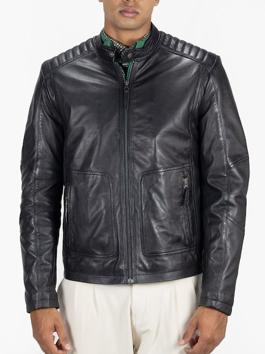 Lupo Nero Lederjacke Black