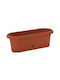 Strend Pro Γλάστρα Πλαστική Brown 30x30x11εκ.