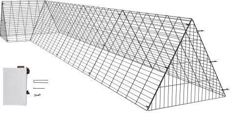 Vevor Metallic Poultry Coop L1.57 x W0.39 x H0.24m