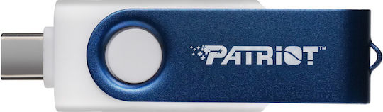 Patriot Xporter 64GB USB 3.2 Stick με σύνδεση USB-A & USB-C Μπλε